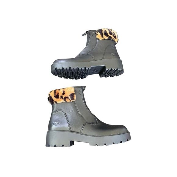 UGG Women's Czeriesa Panther Print Combat Boots - Picture 3 of 6